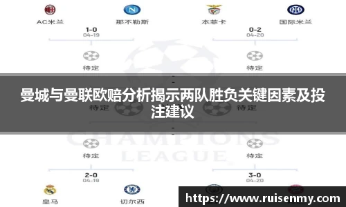 曼城与曼联欧赔分析揭示两队胜负关键因素及投注建议